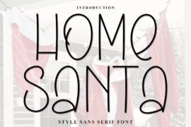 Home Santa Font