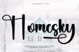 Homesky Font