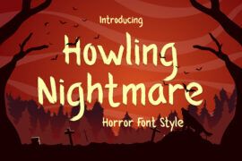 Howling Nightmare Font