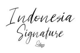 IndonesiaSignature Font
