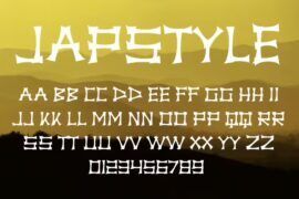 Japstyle Font