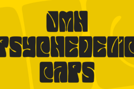 JMH Psychedelic CAPS Font