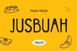 Jusbuah Font