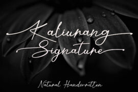 Kaliurang Signature – Personal Font