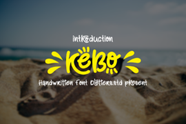 Kebo demo Font