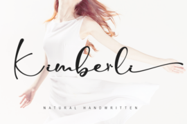 Kimberli – Personal Use Font