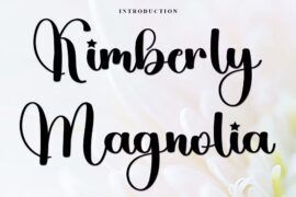 Kimberly Magnolia Font