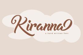 Kiranna demo Font