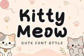 Kitty Meow Demo Font