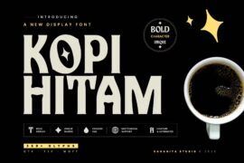 Kopi Hitam Font