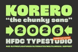 Korero DEMO Font