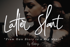 Latter Slant Font Family