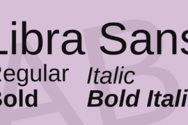 Libra Sans Font Family
