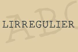LIRREGULIER Font