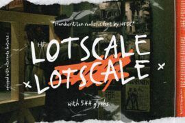 Lotscale Demo Font