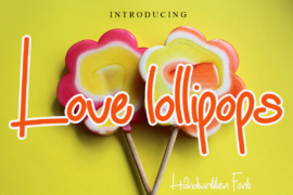 Love Lollipops Font