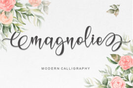 magnolie – Personal Use Font