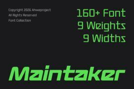 Maintaker Demo Font Family