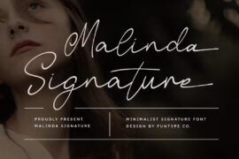 Malinda Signature Font