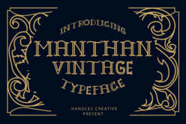 MANTHAN Font
