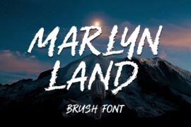 Marlyn land Font