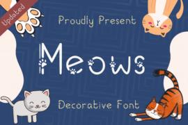 Meows 20 Font