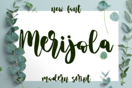 Merijola – personal use Font