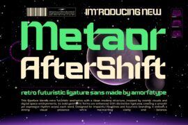 Metaor Aftershift Font