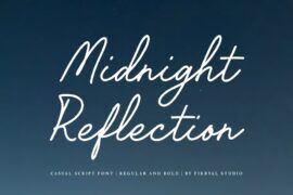 Midnight Reflection Font Family