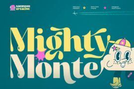 Mighty Monte Personal Use Only Font