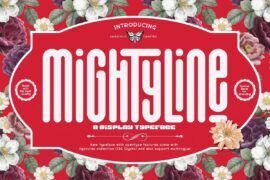 Mightyline promo Font