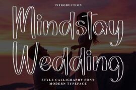 Mindstay Wedding Font