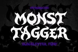 Monst Tagger Font