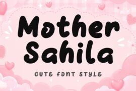 Mother Sahila Demo Font