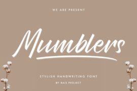 Mumblers Demo Font