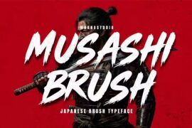 Musashi Brush Font