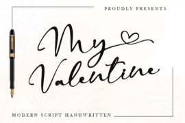 My Valentine – Personal Use Font