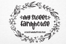 mysweetfarmhouse Font
