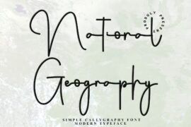 National Geography Font