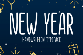 New Year – Free Version Font
