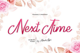 Next Time Demo Font