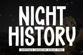 Night History Font