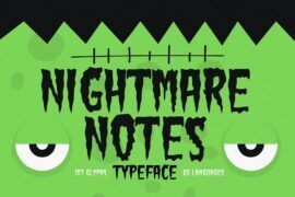 Nightmare Notes Font