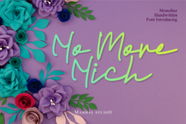 No More Nich Font