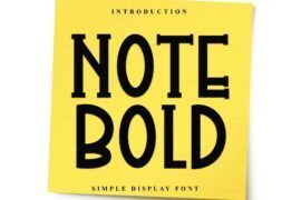 Note Bold Font