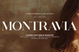 NV MONTRAVIA Demo Font Family