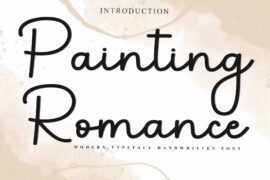 Painting Romance Font