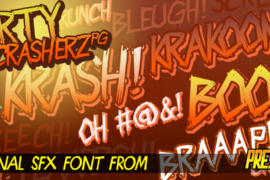 Party Crasherz PG Font Family