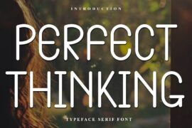 Perfect Thinking Font