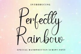 Perfectly Rainbow Font